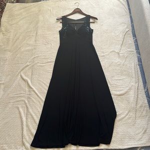 Black long dress